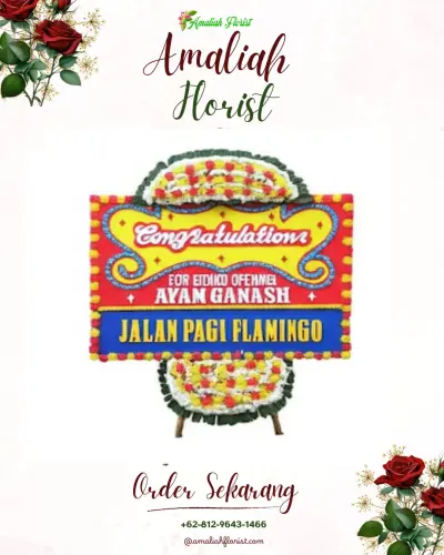 Bunga Papan Congratulation di Juntikedokan